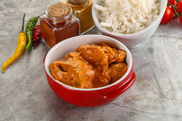 Indian cuisine - chicken butter masala