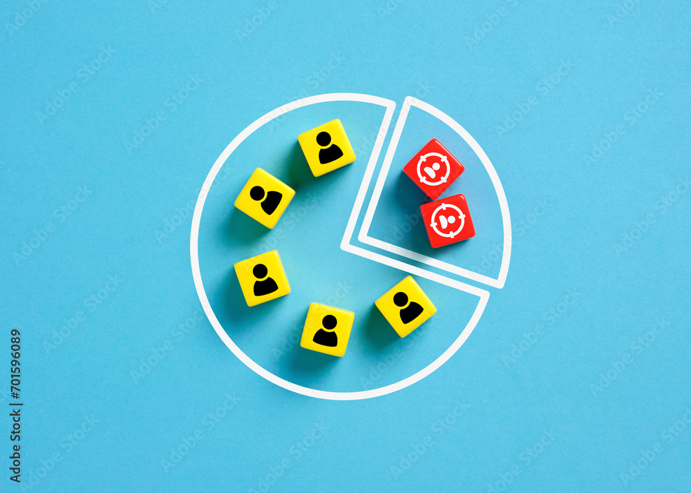 Poster market segmentation and target customer. targeting and segmentation for customer or audience. market