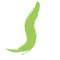 Colored Abstract Grunge Paint Brush Stroke Design Element