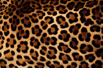 texture of print fabric striped leopard for background. Close up, AI Generated