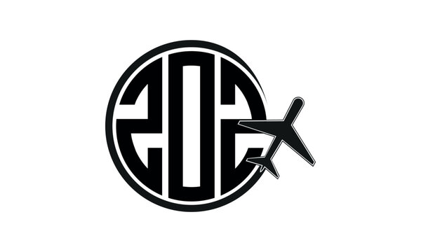 ZOZ three initial letter circle tour & travel agency logo design vector template. hajj Umrah agency, abstract, wordmark, business, monogram, minimalist, brand, company, flat, tourism agency, tourist