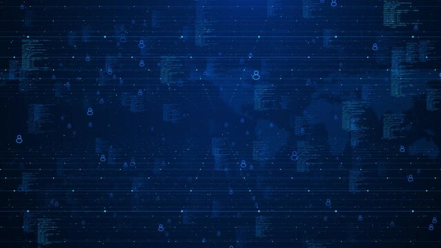 Digital cyber wave cyberspace lines network, big data, data center, virtual space server, internet, speed hologram blocks, ai light grid, info concept lines nodes. Big data digital lines, binary chain