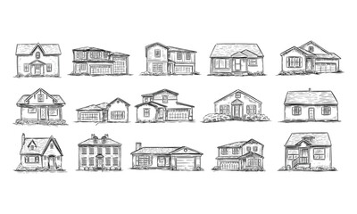 america house handdrawn collection