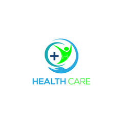 Safe hands logo design illustration vector template. 