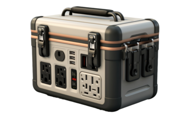 The Advanced Multi-Function Adaptor in Airport Terminal on White or PNG Transparent Background