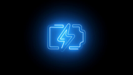 Colorful electric device charging battery icon indicating progress of the increasing with percentage show fill up to 100% illustration background.