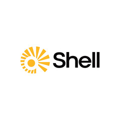Shell Logo With Modern and Geometric Design For Brand Identity