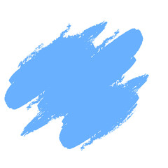 Colored Abstract Grunge Paint Brush Stroke Design Element