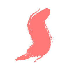 Colored Abstract Grunge Paint Brush Stroke Design Element