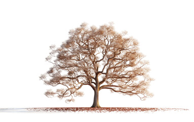 Transforming a Tree into a Festive Delight on White or PNG Transparent Background