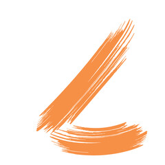 Obraz premium Colored Abstract Grunge Paint Brush Stroke Design Element