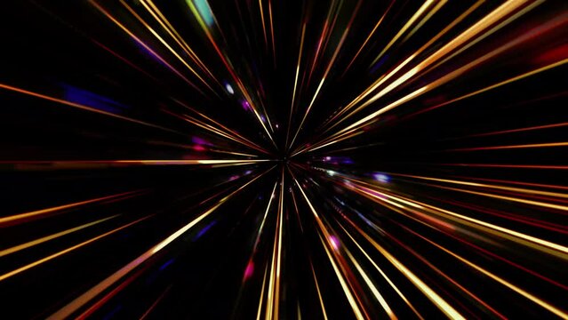 colorful zoom ray speed lines abstract background