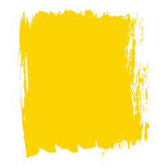 yellow ink paint brush stroke