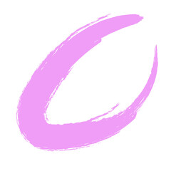 Colored Abstract Grunge Paint Brush Stroke Design Element