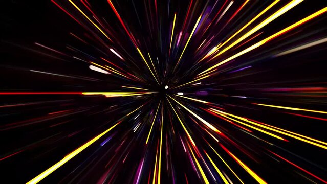 colorful zoom ray speed lines abstract background