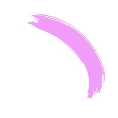 Colored Abstract Grunge Paint Brush Stroke Design Element