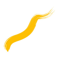 Colored Abstract Grunge Paint Brush Stroke Design Element