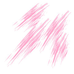 Colored Abstract Grunge Paint Brush Stroke Design Element