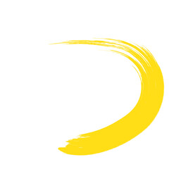 Colored Abstract Grunge Paint Brush Stroke Design Element