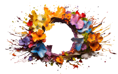 Torn Holes Making a Bold Statement on White or PNG Transparent Background