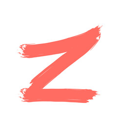 Obraz premium Colored Abstract Grunge Paint Brush Stroke Design Element