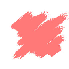 Colored Abstract Grunge Paint Brush Stroke Design Element