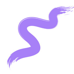 Colored Abstract Grunge Paint Brush Stroke Design Element