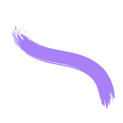 Colored Abstract Grunge Paint Brush Stroke Design Element