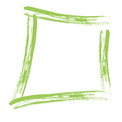 Colored Abstract Grunge Paint Brush Stroke Design Element