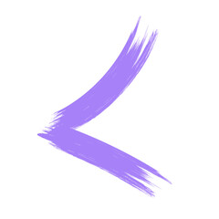 Colored Abstract Grunge Paint Brush Stroke Design Element