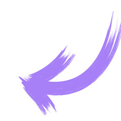 Colored Abstract Grunge Paint Brush Stroke Design Element