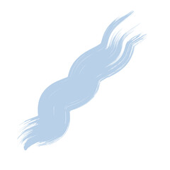 Colored Abstract Grunge Paint Brush Stroke Design Element