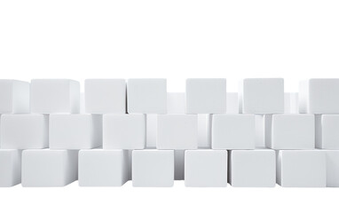 White Brick Crafting Serene Environments on White or PNG Transparent Background