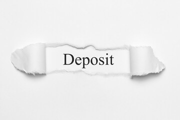 Deposit	
