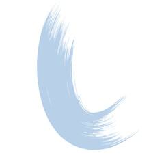 Colored Abstract Grunge Paint Brush Stroke Design Element