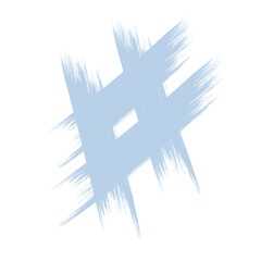 Colored Abstract Grunge Paint Brush Stroke Design Element