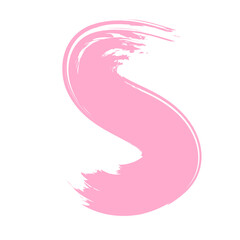 Colored Abstract Grunge Paint Brush Stroke Design Element