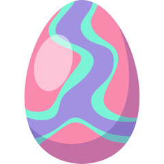 Flat Easter Egg