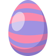 Flat Easter Egg
