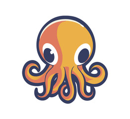 octopus cartoon style