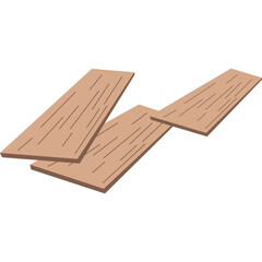 Floor Wooden Tiles Element