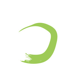 Colored Abstract Grunge Paint Brush Stroke Design Element