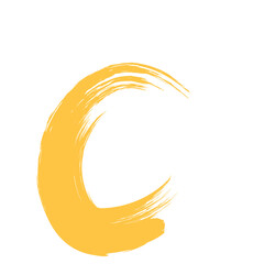 Obraz premium Colored Abstract Grunge Paint Brush Stroke Design Element