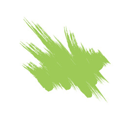 Colored Abstract Grunge Paint Brush Stroke Design Element