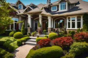 Fototapeta premium house in the garden