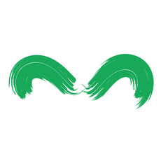 Obraz premium Colored Abstract Grunge Paint Brush Stroke Design Element