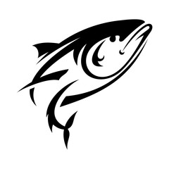Fish Vector Logo Design Template