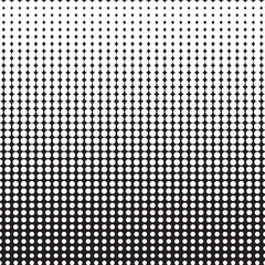 modern simple abstract seamlees white color halftone pattern on black color background