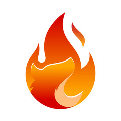 Fox Head Vector Logo Design Template