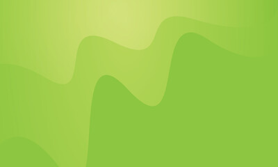 green Background with color lines. Different shades and thickness. Abstract pattern.